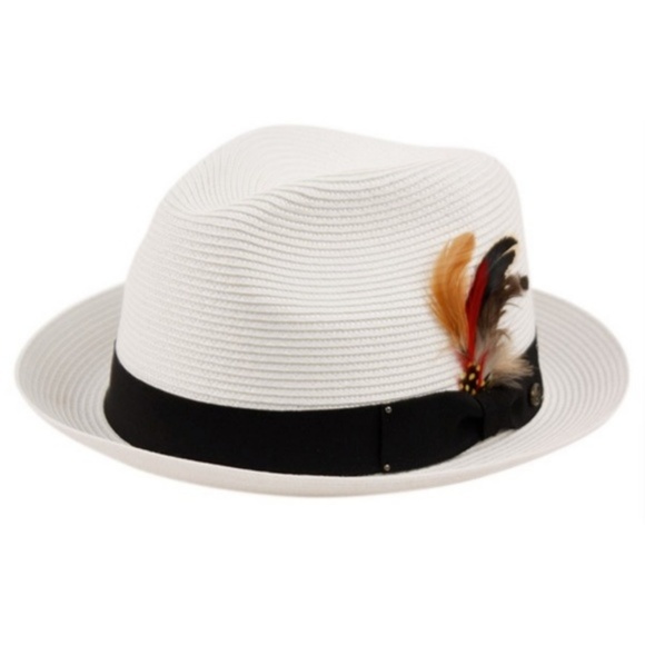 Other - Men's White Fedora Hat